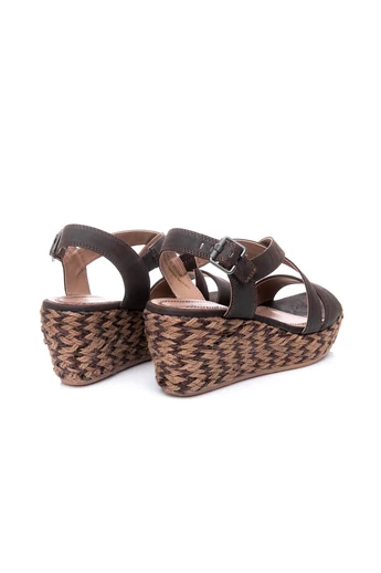 S Oliver barna teli talpú espadrilles