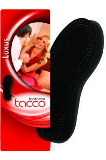 TACCO DELUXE NŐI FEKETE BŐR TALPBETÉT