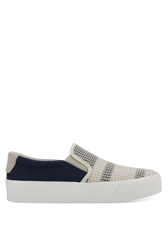 Tamaris TOUCHit slip on kék- bézs színben