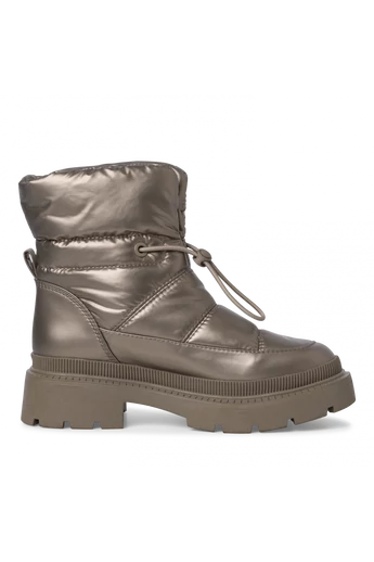 Tamaris bronz bélelt bokacsizma