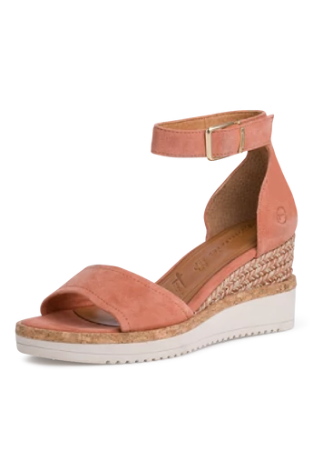 Tamaris magasított talpú Espadrilles barack szín