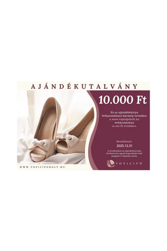 Ajándékutalvány 10.000 Ft értékben