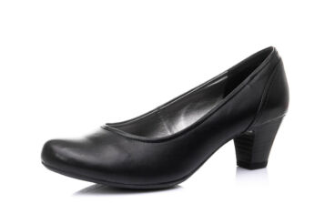 Soft Line fekete klasszikus cipő