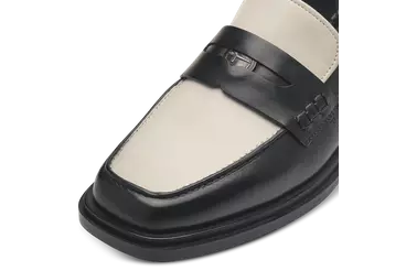 Tamaris fekete bézs slipper