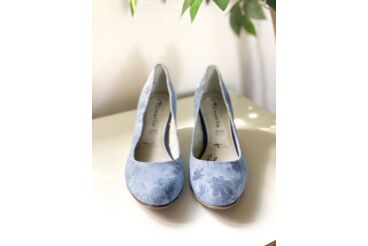 Tamaris kék tavaszi zárt cipő