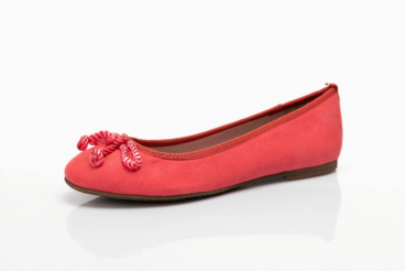 Tamaris pink masnis balerina cipő